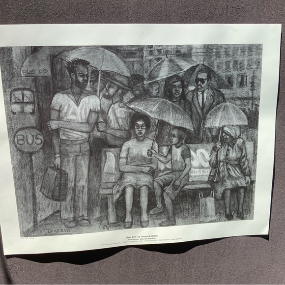 Original Artwork by James A Dixon  “Days End” - Picture 2 of 9